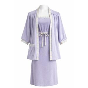 Vintage Kayser Terry Cloth Strapless Maxi Dress + Jacket Pastel Resort Set M